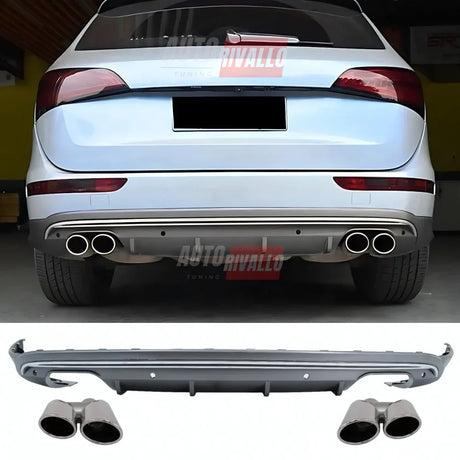 Audi Q5 8R 2008-2016 Diffusore Posteriore Terminali SQ5 Look - autorivallo