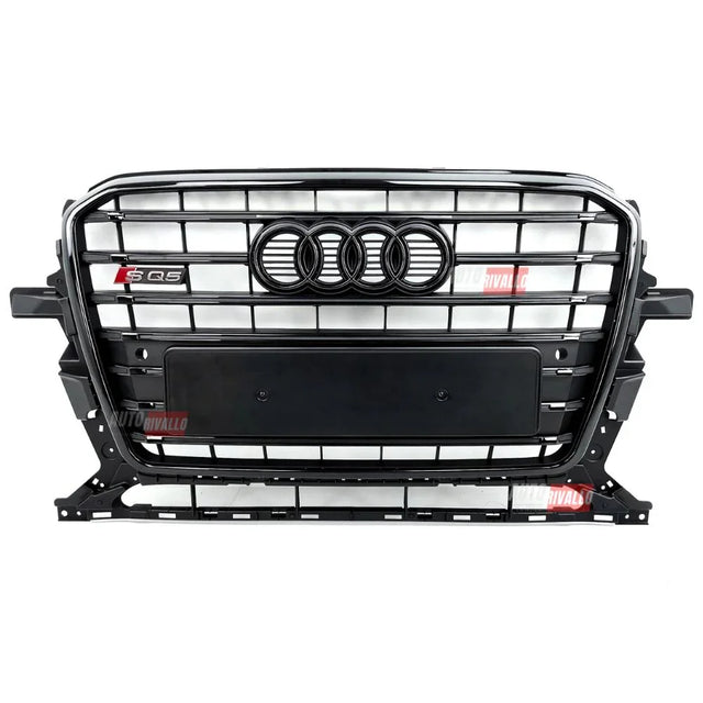 Audi Q5 8R 2012-2016 Griglia Anteriore SQ5 Look Nero Lucido - autorivallo
