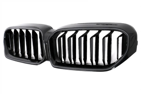 BMW 5 G30 G31 LCI 20-23 Griglia LED Doppia Striscia Nera Illuminata - autorivallo