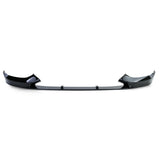 BMW Serie 1 F20 F21 2015–2019 Spoiler Anteriore Nero Lucido - autorivallo