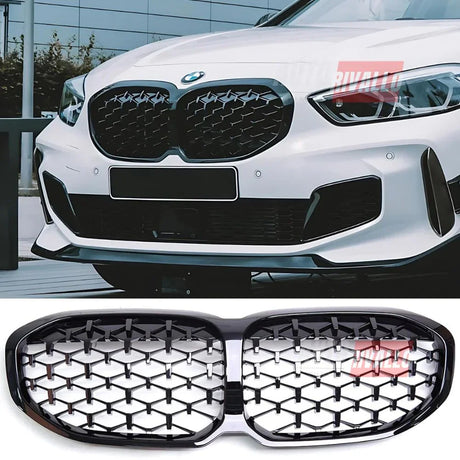 BMW Serie 1 F40 2019-2024 Griglia Radiatore Diamond Look - autorivallo
