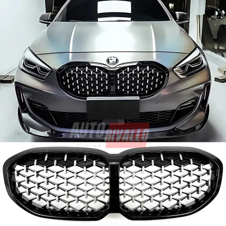 BMW Serie 1 F40 2019-2024 Griglia Radiatore Diamond Look - autorivallo