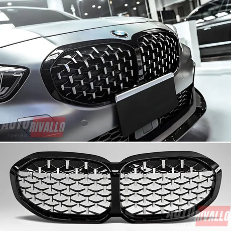 BMW Serie 1 F40 2019-2024 Griglia Radiatore Diamond Look - autorivallo