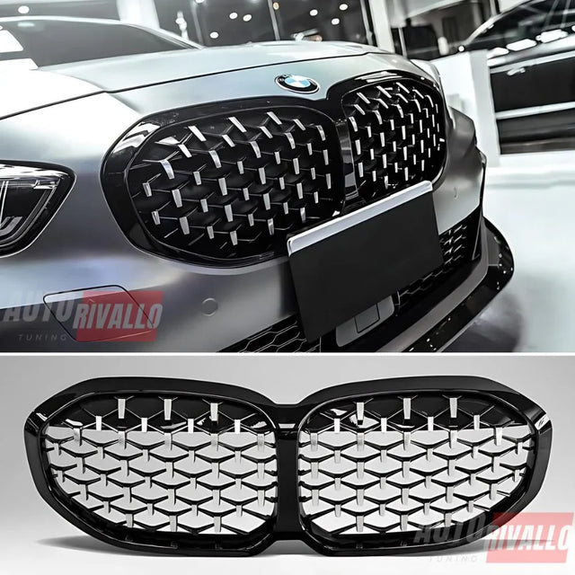 BMW Serie 1 F40 2019-2024 Griglia Radiatore Diamond Look - autorivallo