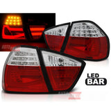 BMW Serie 3 E90 2005-2008 Fanali Stop Posteriori LED Rosso - autorivallo