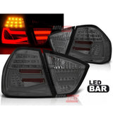 BMW Serie 3 E90 2005-2008 Fanali Stop Posteriori LED Fumé - autorivallo