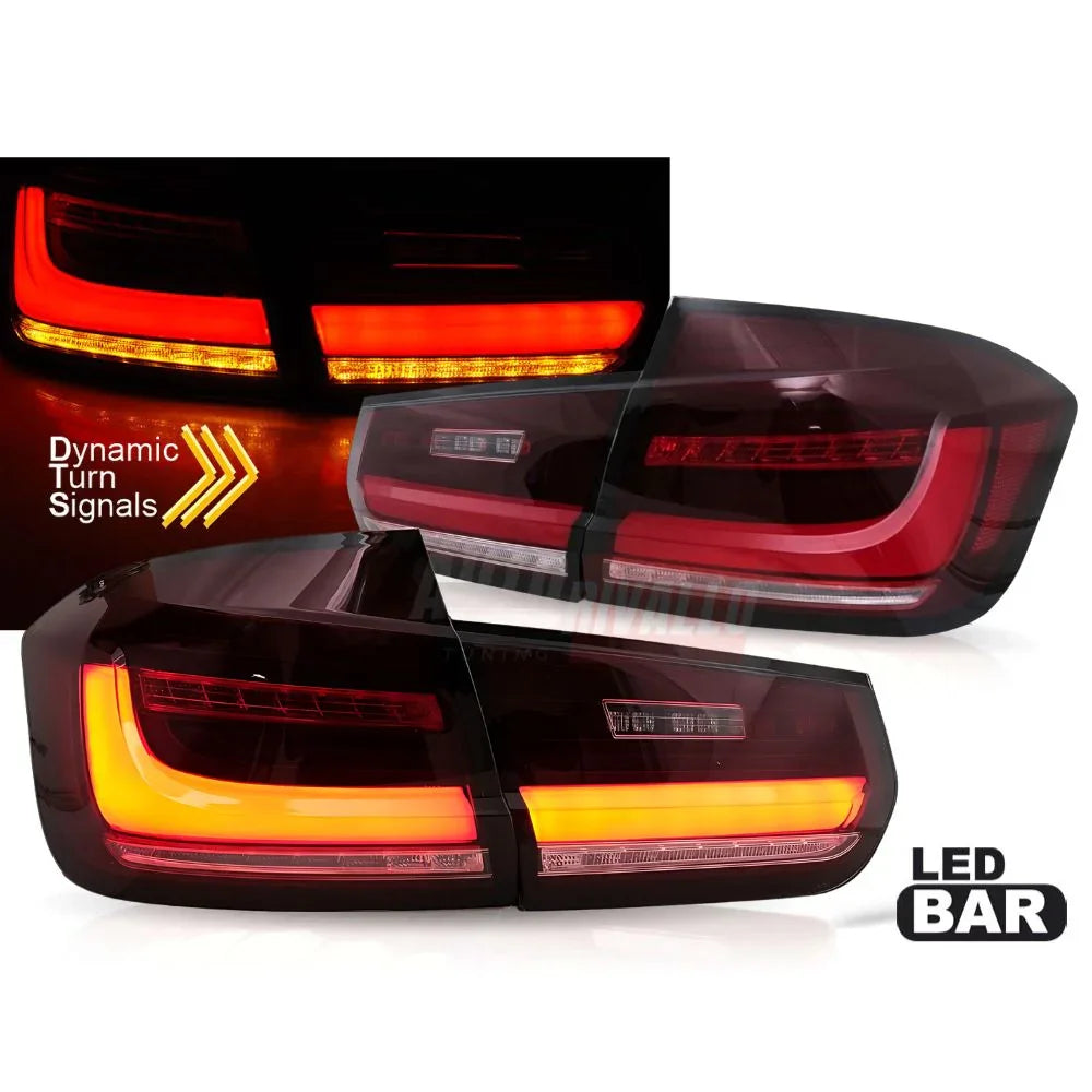 BMW Serie 3 F30 2011-2019 Fanali Posteriori Full LED Lightbar - autorivallo