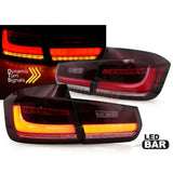 BMW Serie 3 F30 2011-2019 Fanali Posteriori Full LED Lightbar - autorivallo