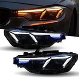 BMW Serie 3 F30 F31 2011-2015 Fari Anteriori Full LED G20 Look - autorivallo