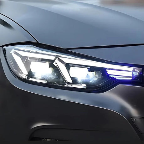BMW Serie 3 F30 F31 2011-2015 Fari Anteriori Full LED G20 Look - autorivallo