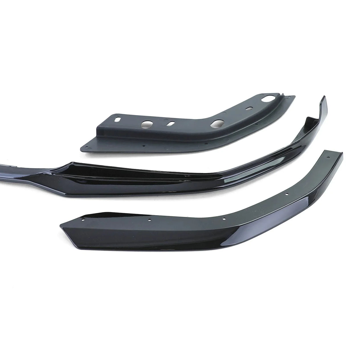 BMW Serie 3 G20 G21 2018–2022 Spoiler Anteriore Nero Lucido - autorivallo