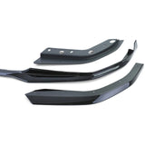 BMW Serie 3 G20 G21 2018–2022 Spoiler Anteriore Nero Lucido - autorivallo