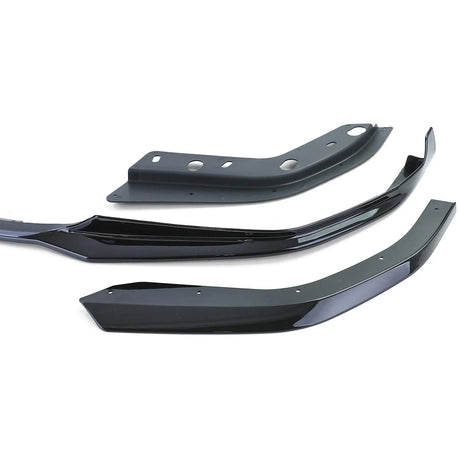 BMW Serie 3 G20 G21 2018–2022 Spoiler Anteriore Nero Lucido - autorivallo