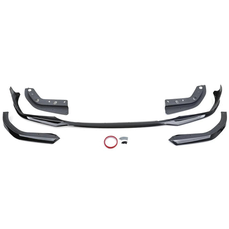 BMW Serie 3 G20 G21 2018–2022 Spoiler Anteriore Nero Lucido - autorivallo