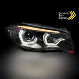 BMW Serie 5 F10 F11 2010-2013 Fari Anteriori Xenon AFS LED 3D - autorivallo