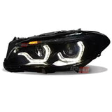 BMW Serie 5 F10 F11 2010-2013 Fari Anteriori Xenon AFS LED 3D - autorivallo