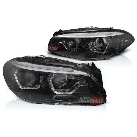 BMW Serie 5 F10 F11 2010-2013 Fari Anteriori Xenon DRL 3D LED - autorivallo