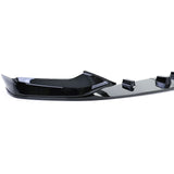 BMW Serie 5 G30 G31 2016–2020 Spoiler Anteriore Nero Lucido - autorivallo