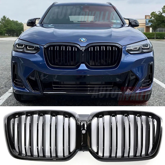 BMW X3 G01 2021-2024 Griglia Anteriore M Look Nero Lucido - autorivallo