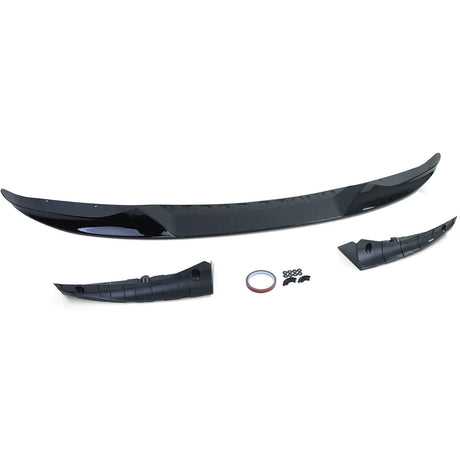 BMW X5 F15 2013–2018 Spoiler Anteriore Nero Lucido - autorivallo