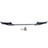 BMW X6 F16 2014–2019 Spoiler Anteriore Nero Lucido - autorivallo