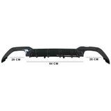 BMW Serie 3 G20 G21 19-22 M-Sport Diffusore Doppia Uscita - autorivallo