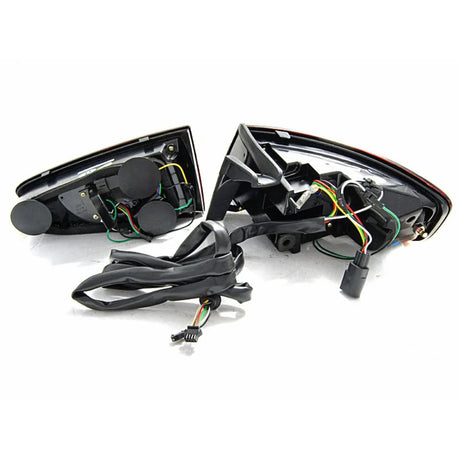Audi A4 B8 2012-2015 Fari Fanali Posteriori a LED SEQ Rosso - autorivallo