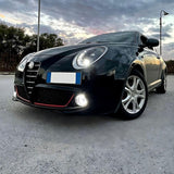 Alfa Mito 2008-2018 Fari Anteriori Luci Diurne DRL LED Nero - autorivallo
