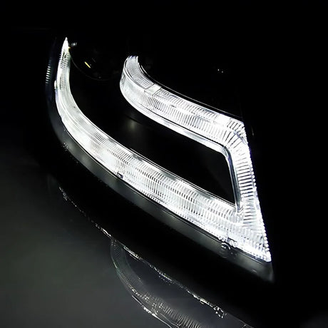 Audi A4 B8 2007-2011 Fari Anteriori Luci Diurne LED Tube DRL - autorivallo