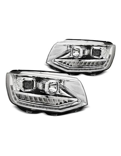 VW T6 2015-2019 Fari Anteriori DRL LED Frecce Dinamiche - autorivallo