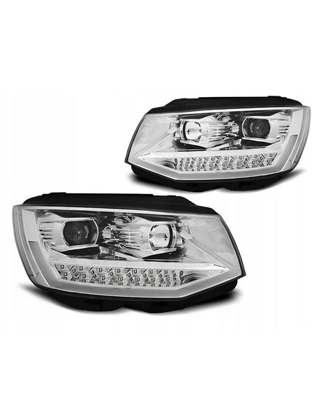 VW T6 2015-2019 Fari Anteriori Luci Diurne LED Freccia SEQ - autorivallo