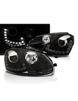 VW Golf 5 2003-2008 Fari Anteriori Luci Diurne LED DRL Reali - autorivallo