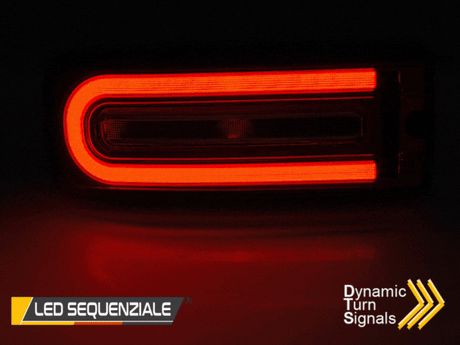 Mercedes G W463 2008-2017 Fari Fanali Posteriori Full LED Nero - autorivallo