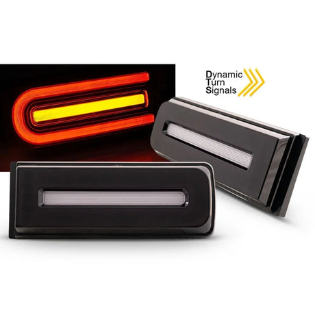 Mercedes G W463 2008-2017 Fari Fanali Posteriori Full LED Nero - autorivallo