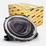 Fiat 500 500C 2015-2023 Fanale Destro Lenticolare H7 Nero LWR - autorivallo