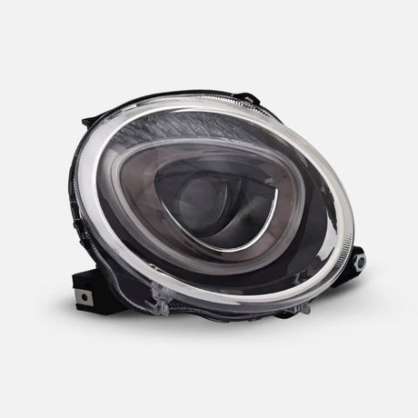 Fiat 500 500C 2015-2023 Fanale Destro Lenticolare H7 Nero LWR - autorivallo