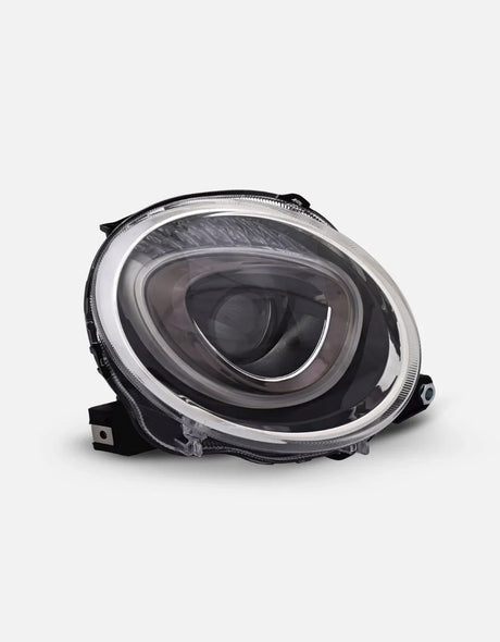 Fiat 500 500C 2015-2023 Fari Anteriori Lenticolari H7 Nero - autorivallo