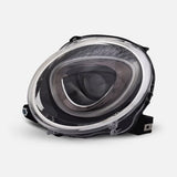 Fiat 500 500C 2015-2023 Faro Sinistro Lenticolare Nero LWR - autorivallo