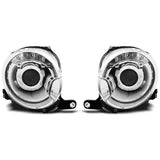 Fiat 500 2007-2016 Fari Anteriori Luci Diurne LED Cromati - autorivallo