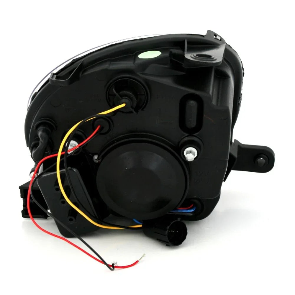 Fiat 500 2007-2016 Fari Anteriori Luci Diurne a LED Cromati - autorivallo