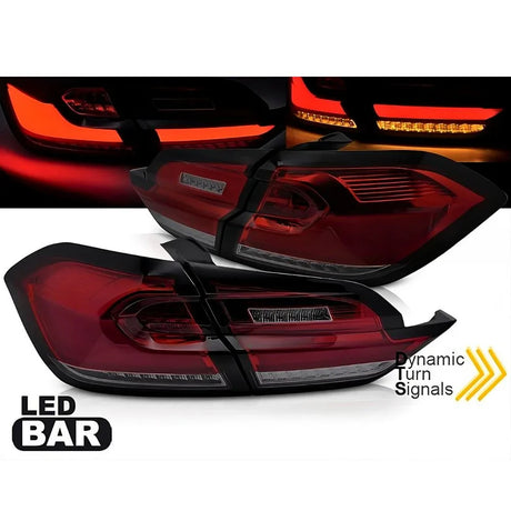 Ford Fiesta MK8 2017-2021 Fanali Posteriori Full LED Lightbar - autorivallo