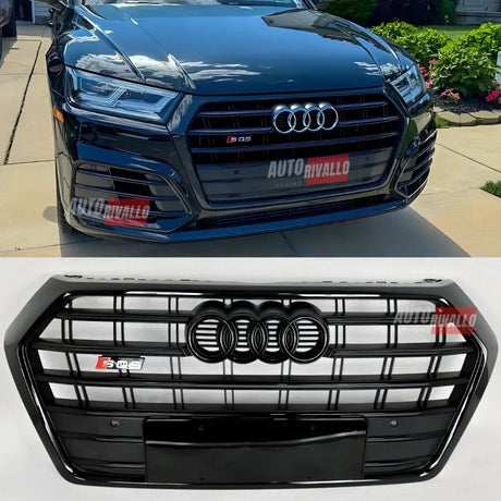 Audi Q5 FY 2016-2020 Griglia Anteriore SQ5 Look Nero Lucido - autorivallo