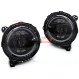 Jeep Wrangler IV JL 2017-2023 Fari Anteriori Full LED DRL - autorivallo