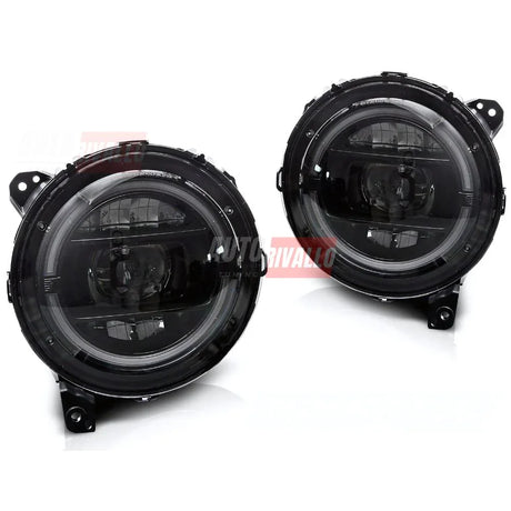 Jeep Wrangler IV JL 2017-2023 Fari Anteriori Full LED DRL - autorivallo