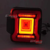 Jeep Wrangler IV JL 2017-2023 Fari Posteriori Full LED Fumé - autorivallo