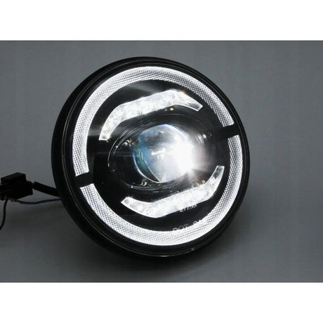 Jeep Wrangler ll 1996-2006 Fari Anteriori Full LED TFL Angel Eyes - autorivallo