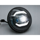 Jeep Wrangler ll 1996-2006 Fari Anteriori Full LED TFL Angel Eyes - autorivallo