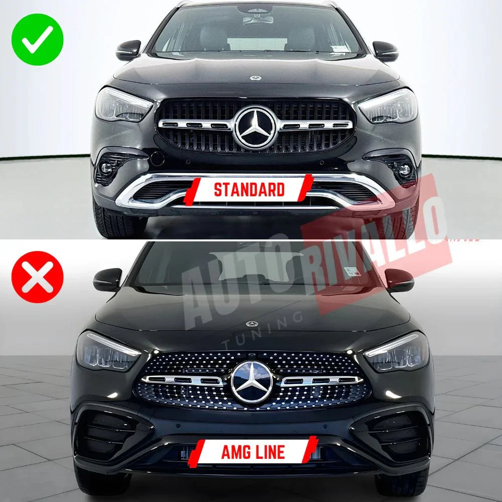 Mercedes GLA H247 (2023+) Griglia Anteriore GTR AMG Look - autorivallo