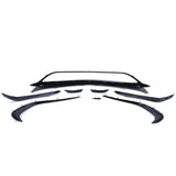 Mercedes Classe A W176 15-18 Spoiler Anteriore Nero Lucido - autorivallo