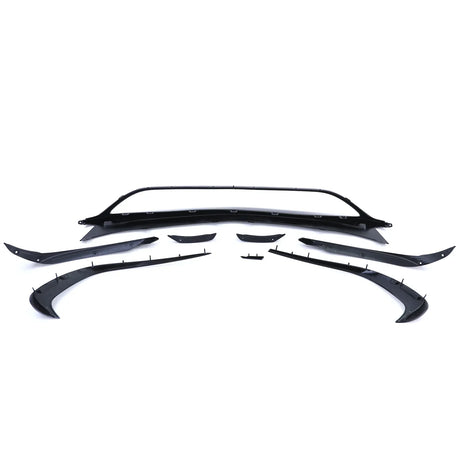 Mercedes Classe A W176 15-18 Spoiler Anteriore Nero Lucido - autorivallo